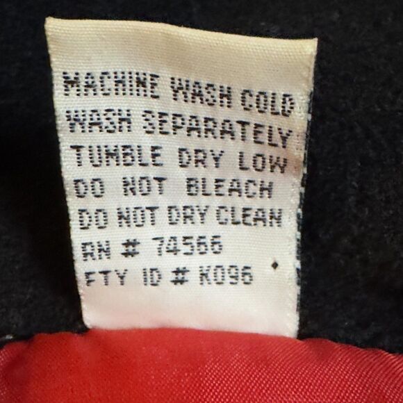 Vintage Marlboro Compass Jacket Mens Large Black Hooded Quilted Winter 90s Parka - Picture 12 of 12